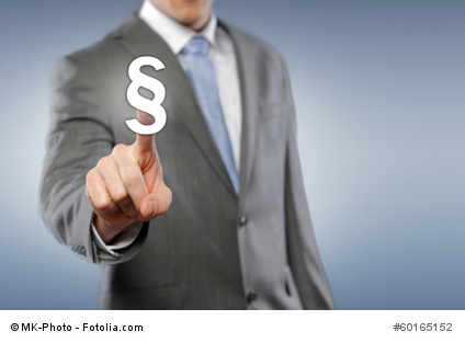  Paragraphenzeichen auf neutralem Hintergrund, Symbol für Recht und Gesetz